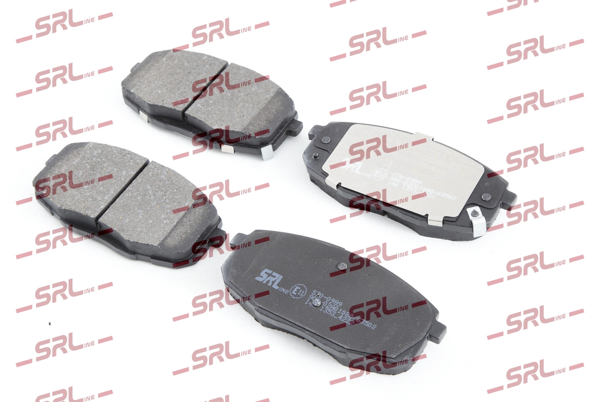 Brake Pad Set, disc brake (S70-0989)