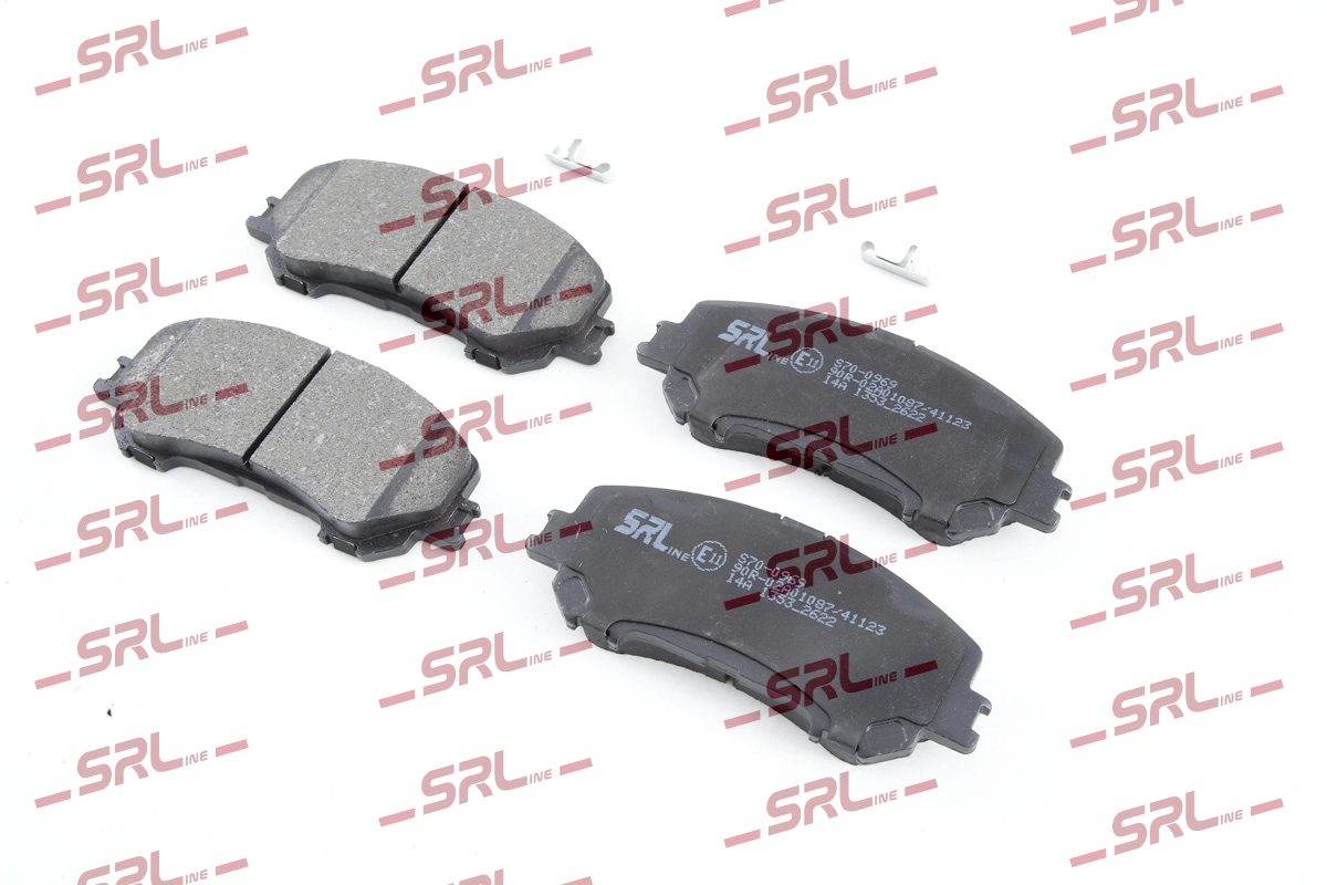 Brake Pad Set, disc brake (S70-0969)