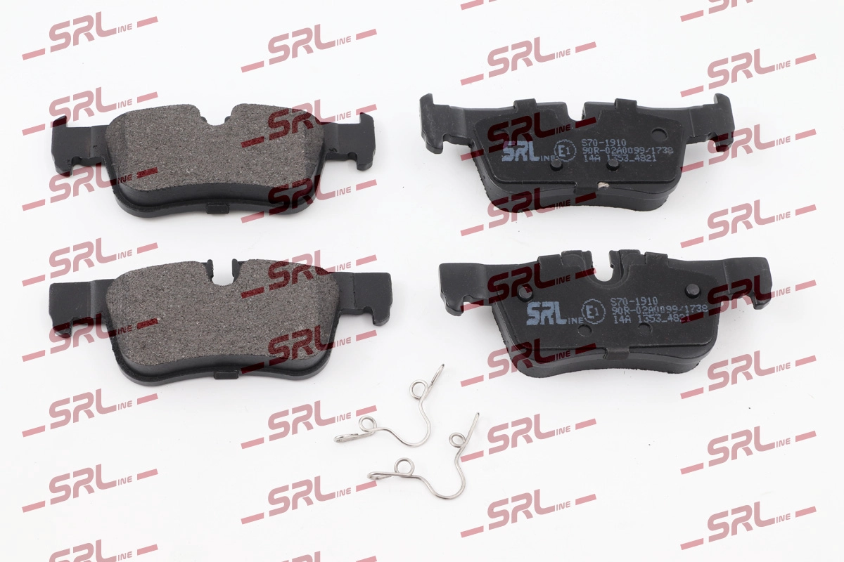 Brake Pad Set, disc brake (S70-1910)