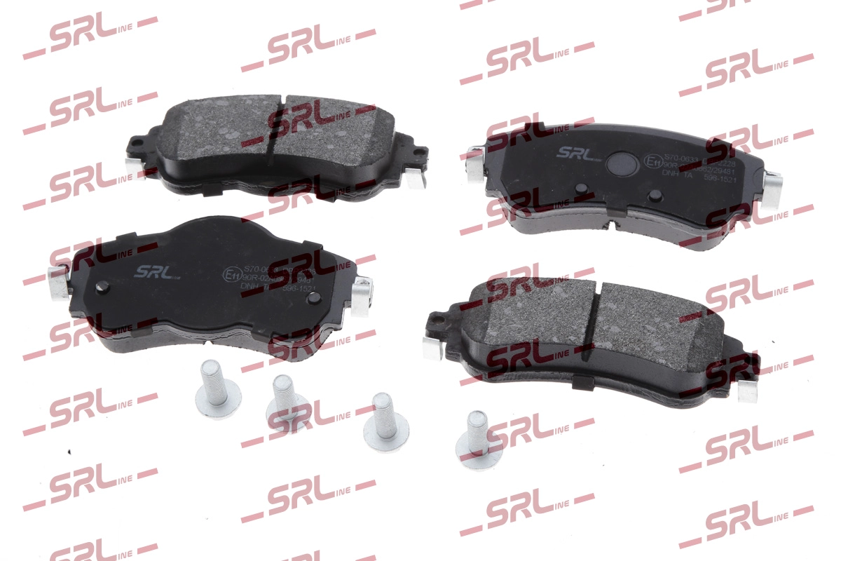 Brake Pad Set, disc brake (S70-0633)