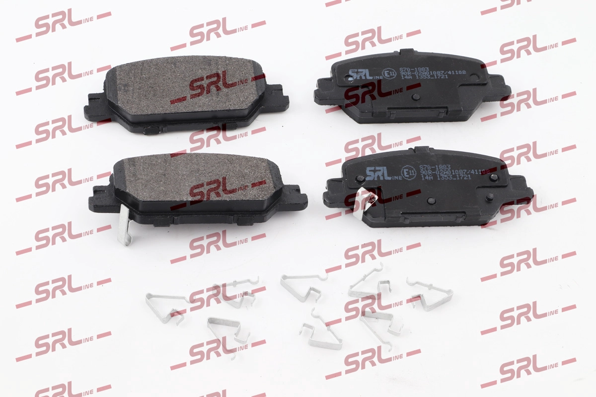 Brake Pad Set, disc brake (S70-1883)
