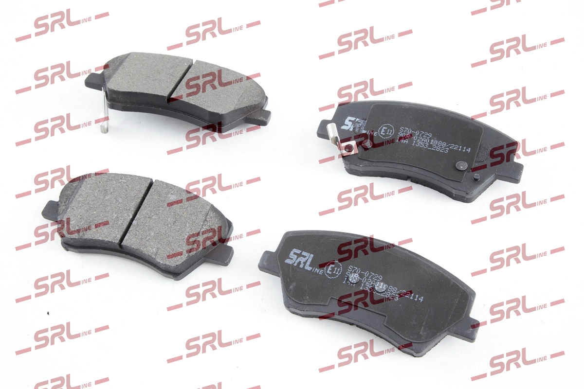 Brake Pad Set, disc brake (S70-0729)