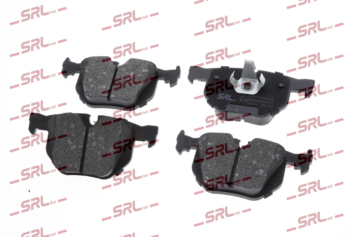 Brake Pad Set, disc brake (S70-1716)