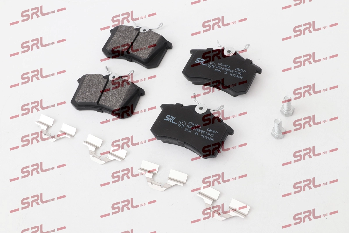Brake Pad Set, disc brake (S70-1003)