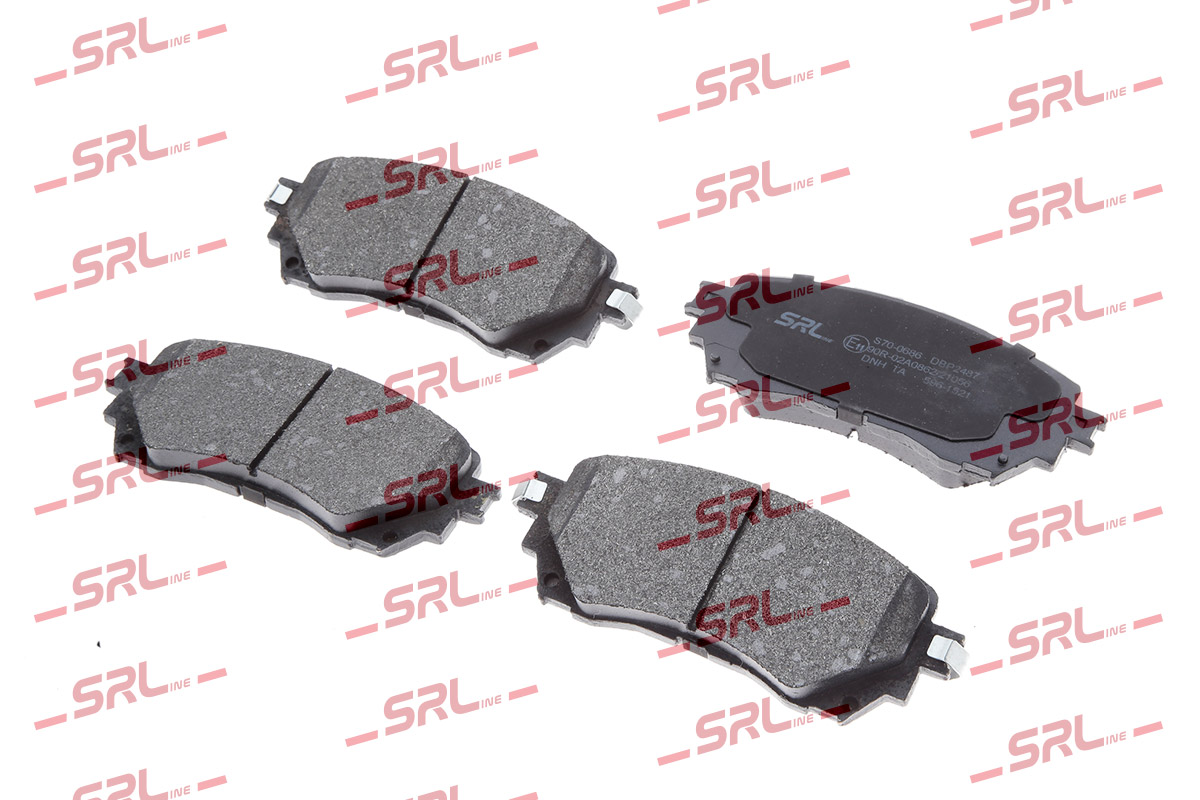 Brake Pad Set, disc brake (S70-0686)
