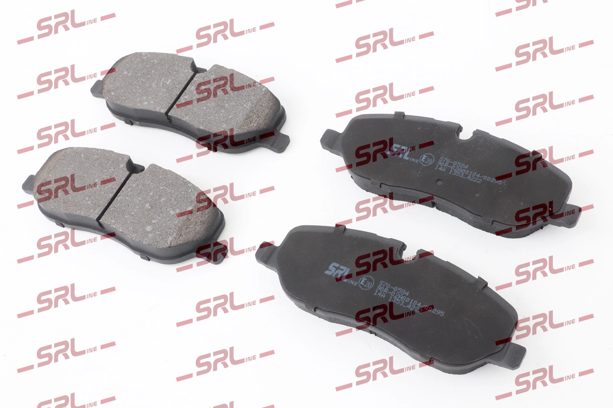 Brake Pad Set, disc brake (S70-0584)