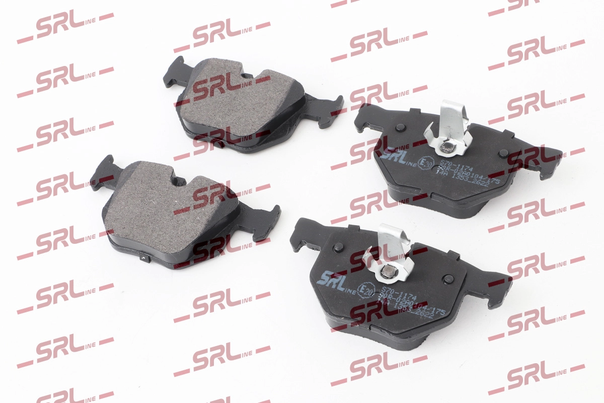 Brake Pad Set, disc brake (S70-1174)