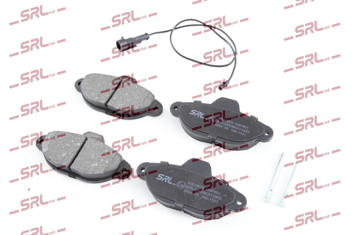 Brake Pad Set, disc brake (S70-0670)