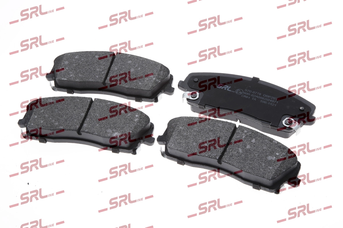 Brake Pad Set, disc brake (S70-0778)