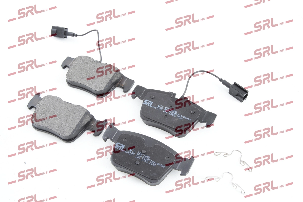 Brake Pad Set, disc brake (S70-1886)