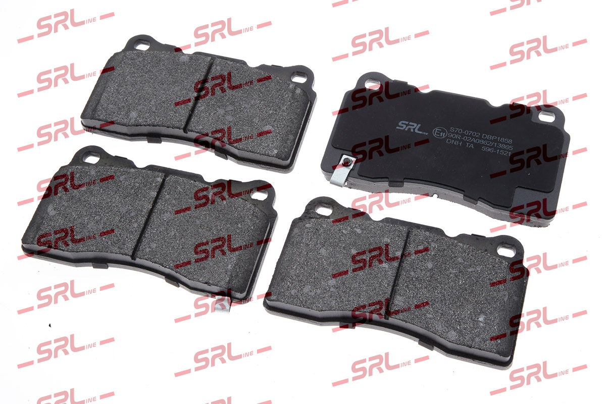 Brake Pad Set, disc brake (S70-0702)