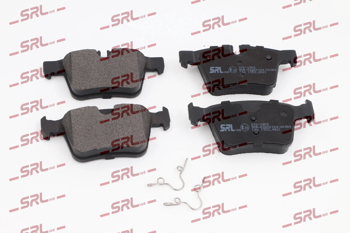 Brake Pad Set, disc brake (S70-1905)