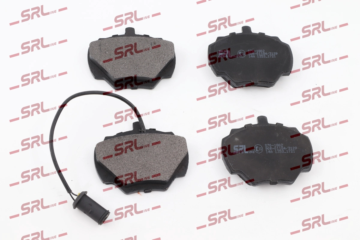 Brake Pad Set, disc brake (S70-1802)