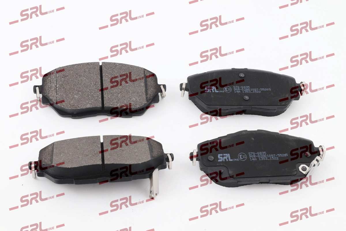 Brake Pad Set, disc brake (S70-0835)