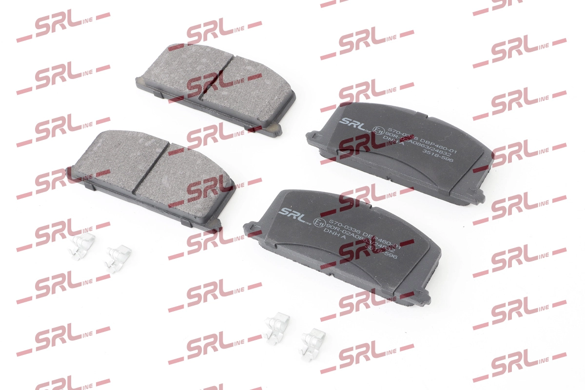 Brake Pad Set, disc brake (S70-0336)
