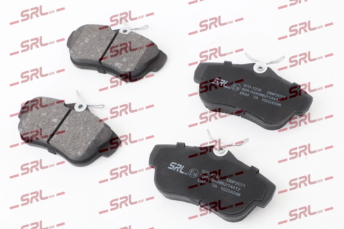 Brake Pad Set, disc brake (S70-1235)