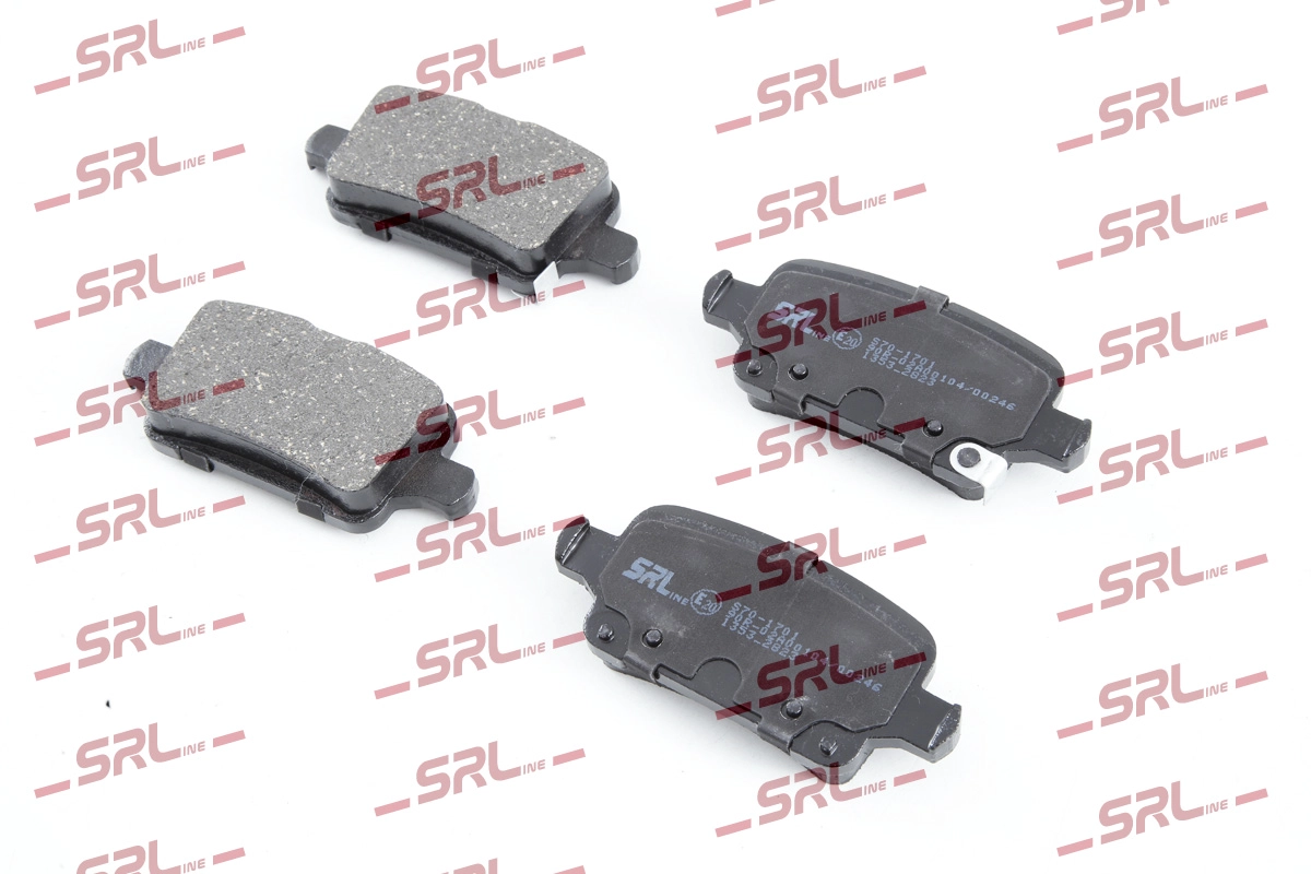 Brake Pad Set, disc brake (S70-1701)