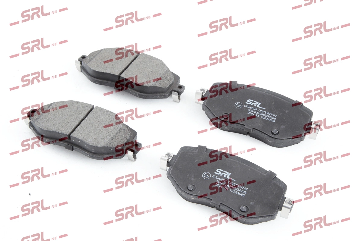 Brake Pad Set, disc brake (S70-0898)
