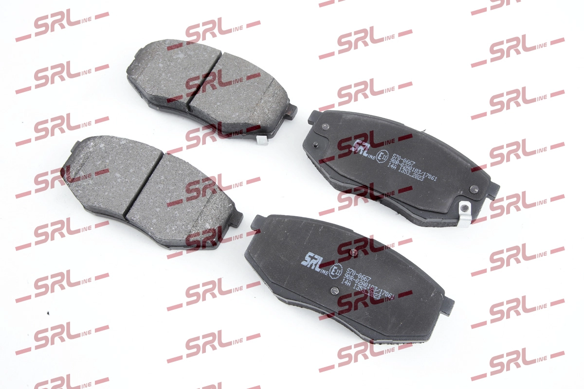 Brake Pad Set, disc brake (S70-0667)