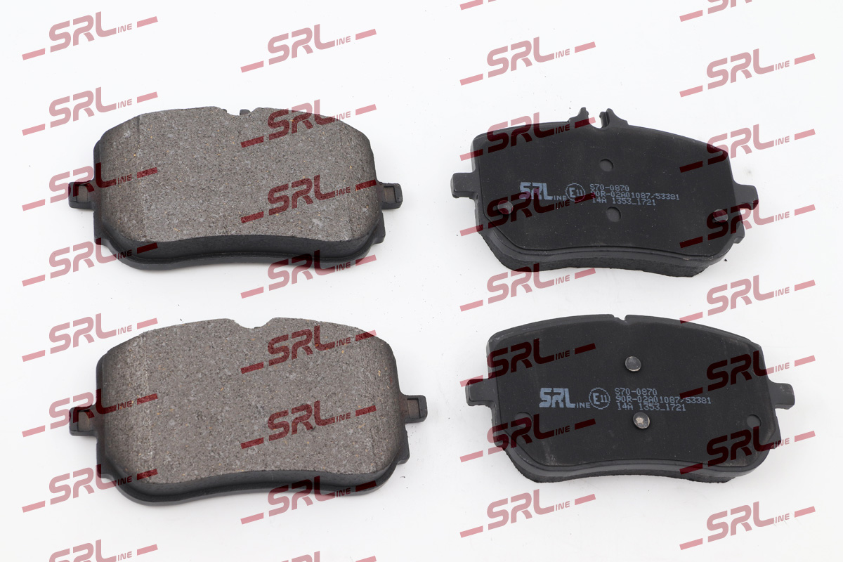 Brake Pad Set, disc brake (S70-0870)