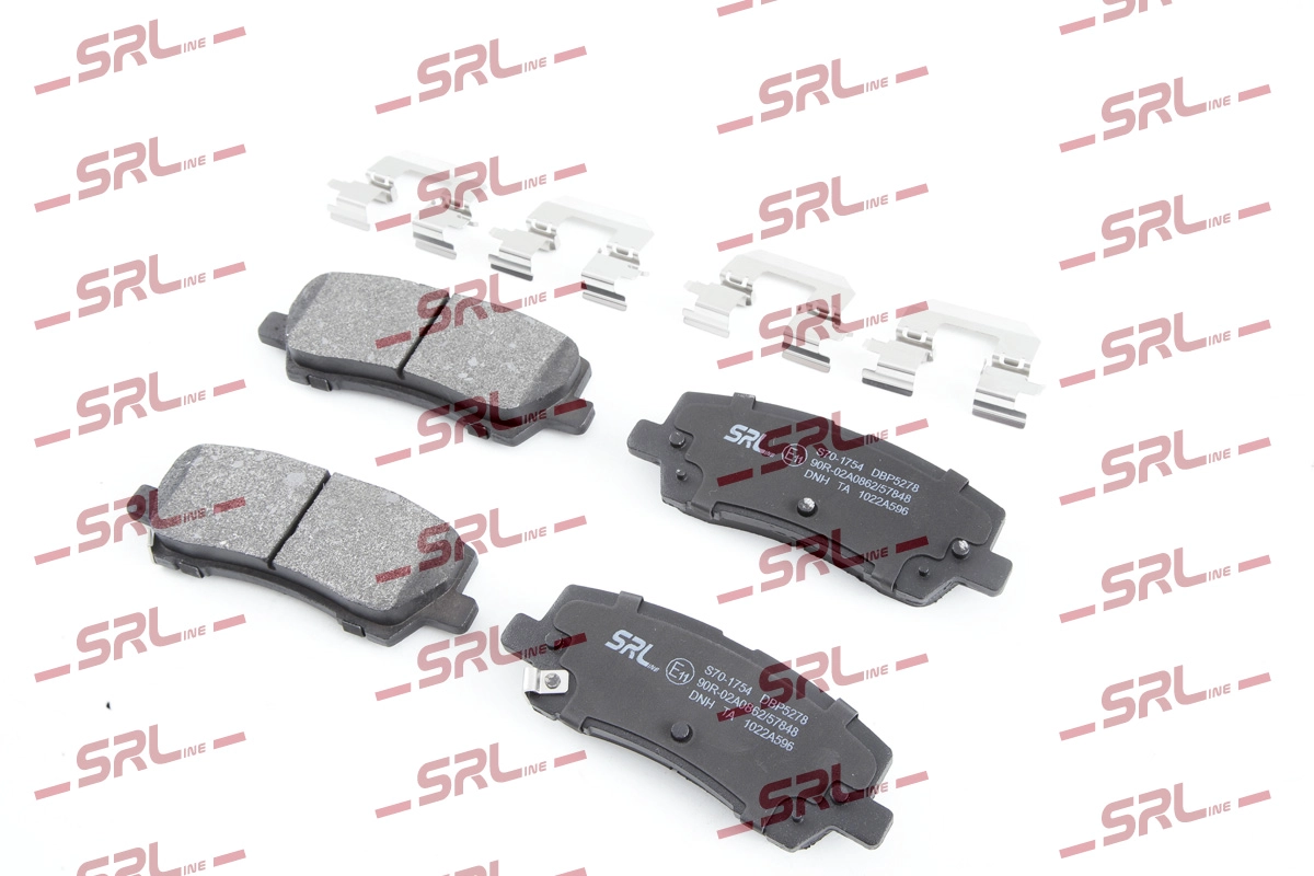 Brake Pad Set, disc brake (S70-1754)