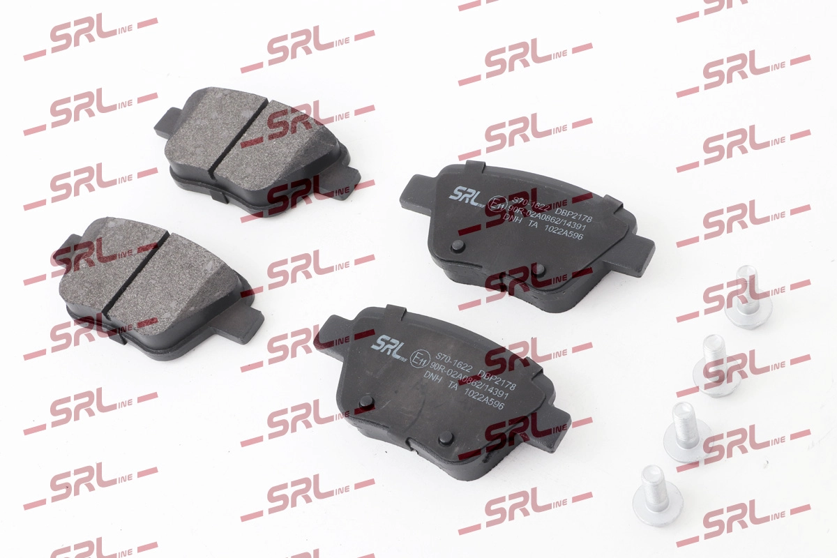 Brake Pad Set, disc brake (S70-1622)