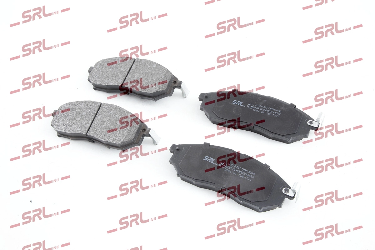 Brake Pad Set, disc brake (S70-0781)
