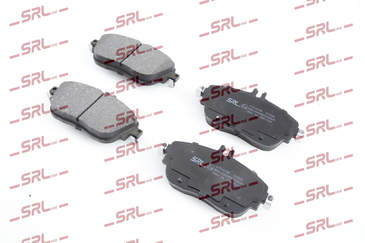Brake Pad Set, disc brake (S70-0796)