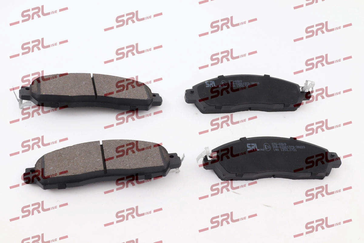 Brake Pad Set, disc brake (S70-0809)