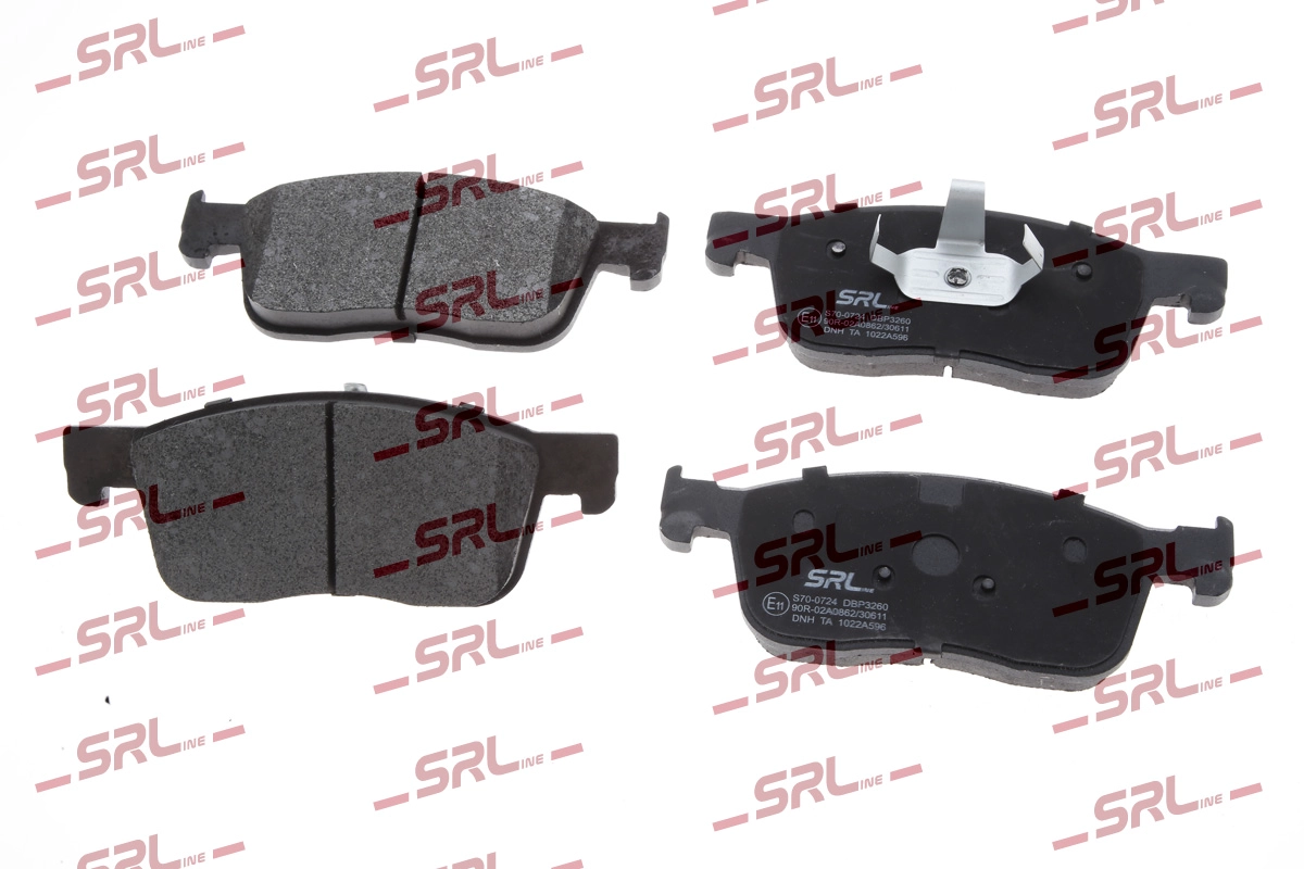 Brake Pad Set, disc brake (S70-0724)