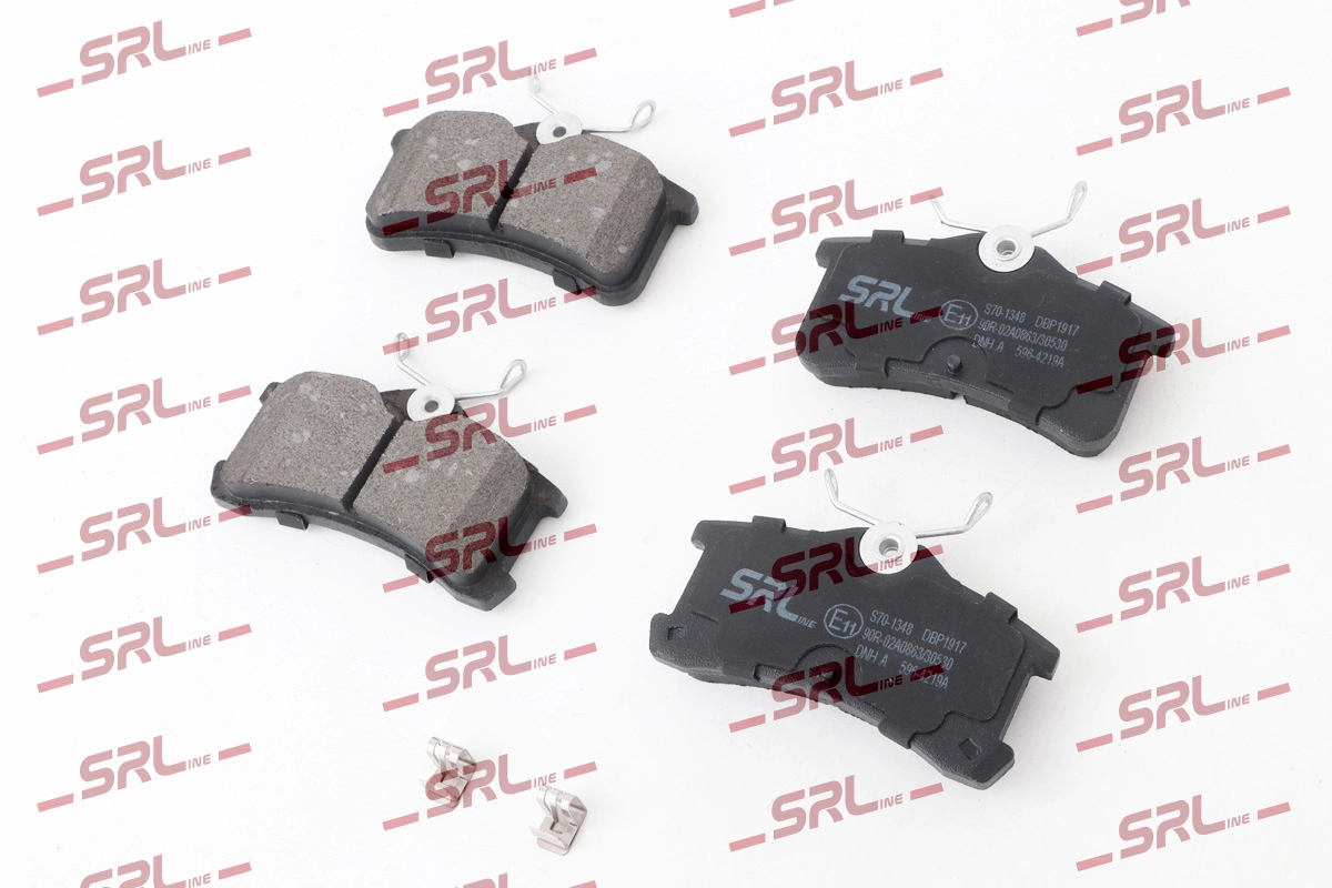 Brake Pad Set, disc brake (S70-1348)