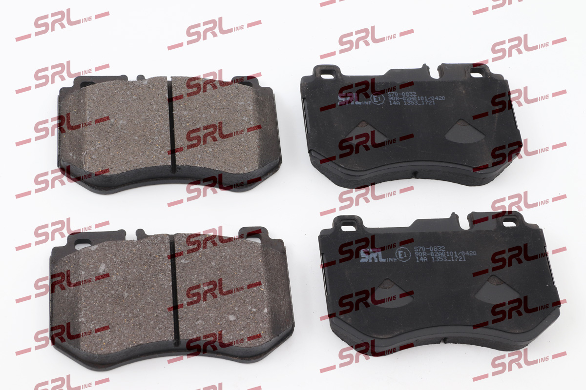 Brake Pad Set, disc brake (S70-0832)