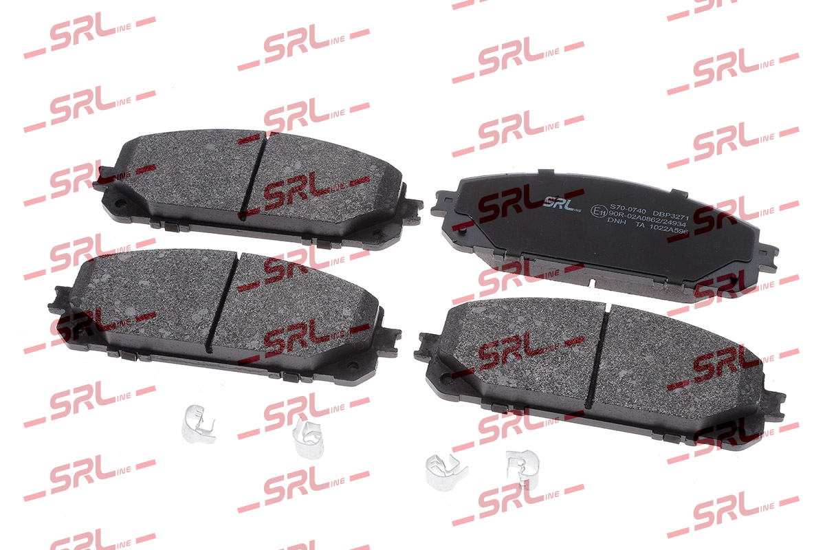Brake Pad Set, disc brake (S70-0740)