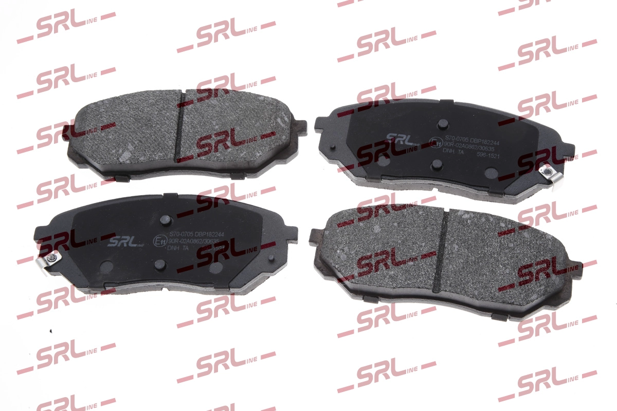 Brake Pad Set, disc brake (S70-0705)