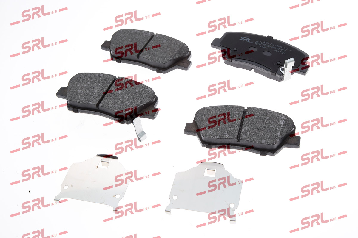 Brake Pad Set, disc brake (S70-0714)