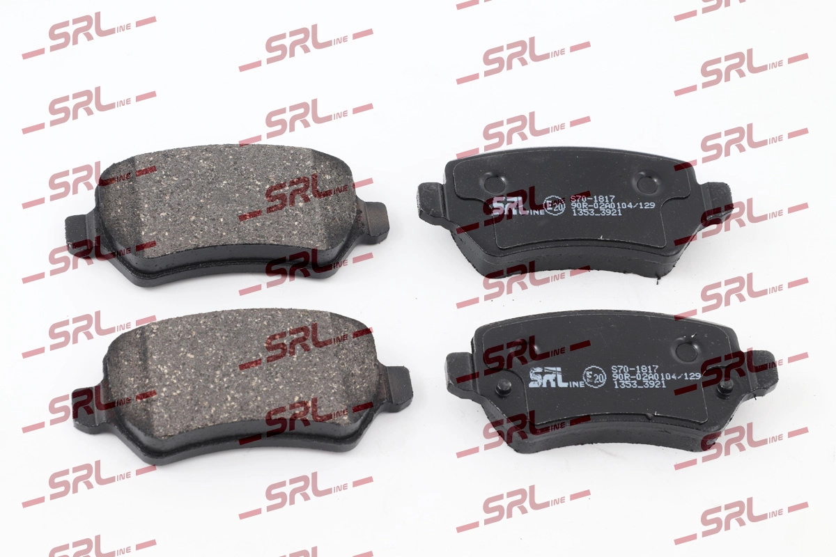 Brake Pad Set, disc brake (S70-1817)