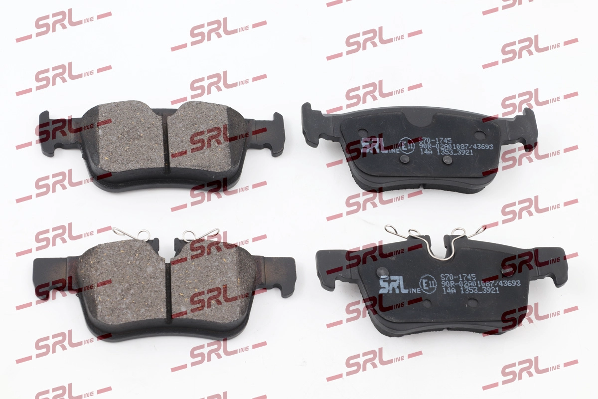 Brake Pad Set, disc brake (S70-1745)