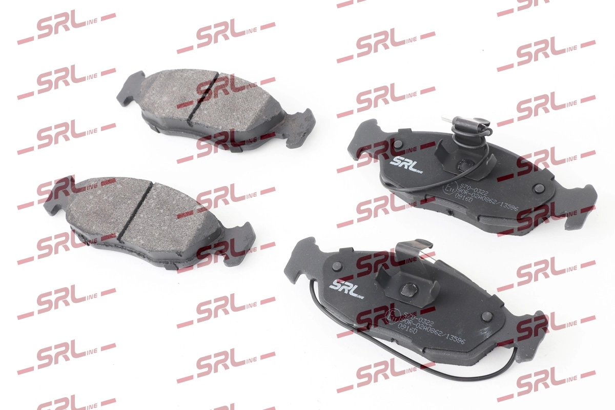 Brake Pad Set, disc brake (S70-0322)
