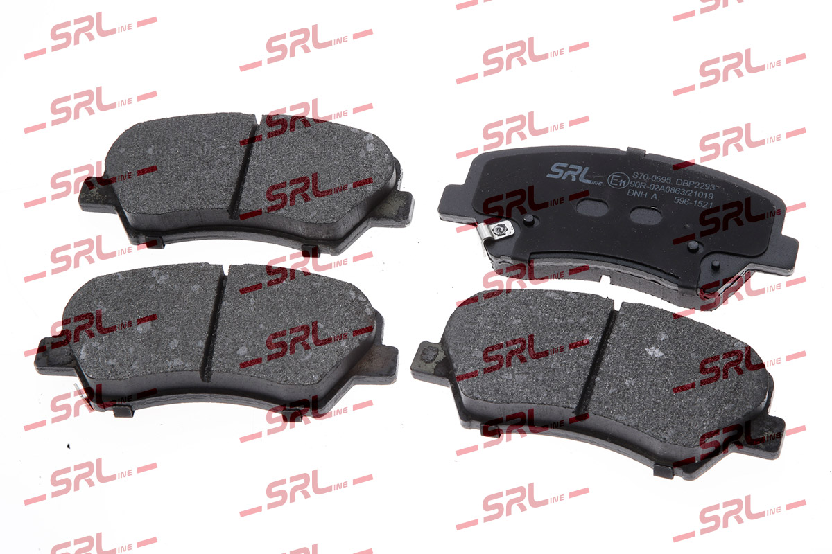 Brake Pad Set, disc brake (S70-0695)