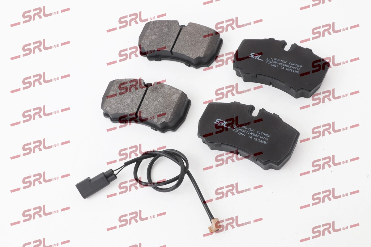 Brake Pad Set, disc brake (S70-1237)