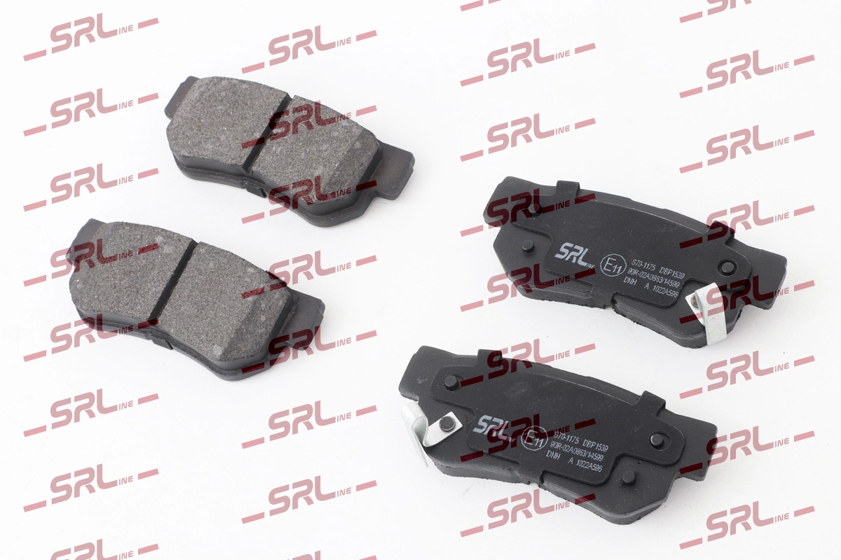 Brake Pad Set, disc brake (S70-1175)