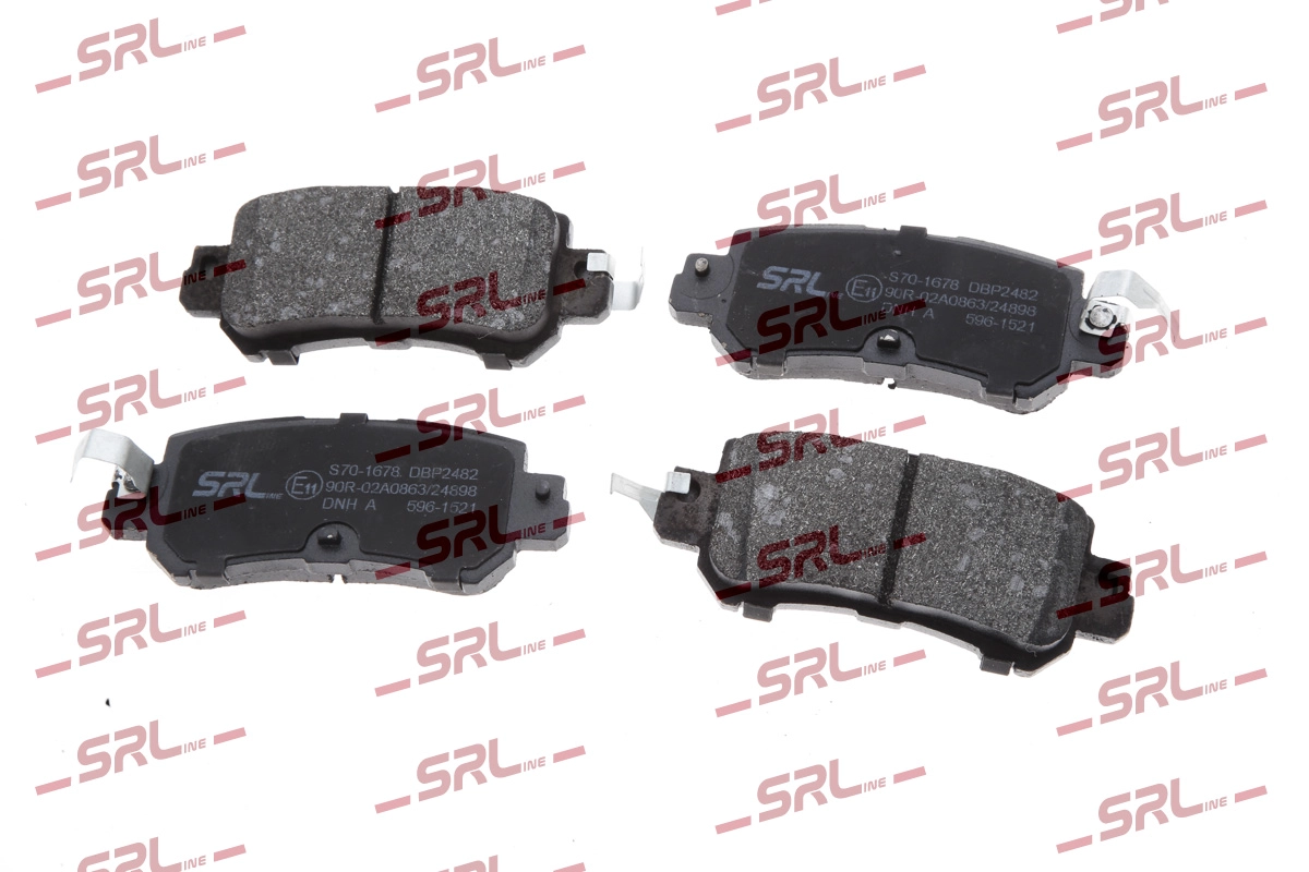 Brake Pad Set, disc brake (S70-1678)