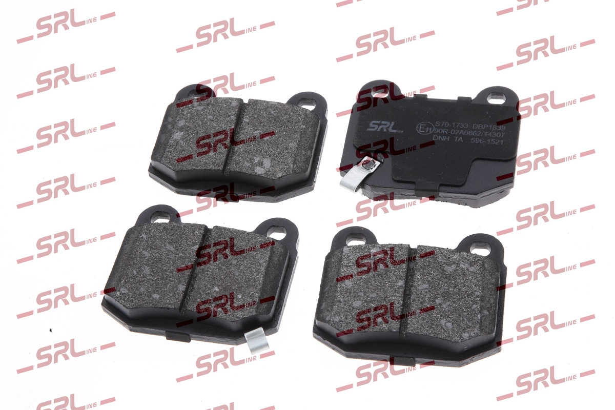 Brake Pad Set, disc brake (S70-1733)