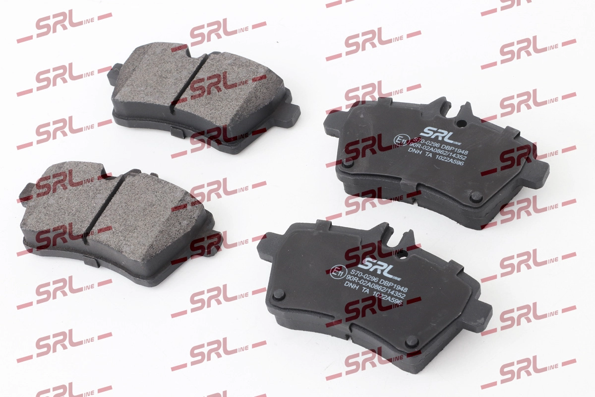 Brake Pad Set, disc brake (S70-0296)