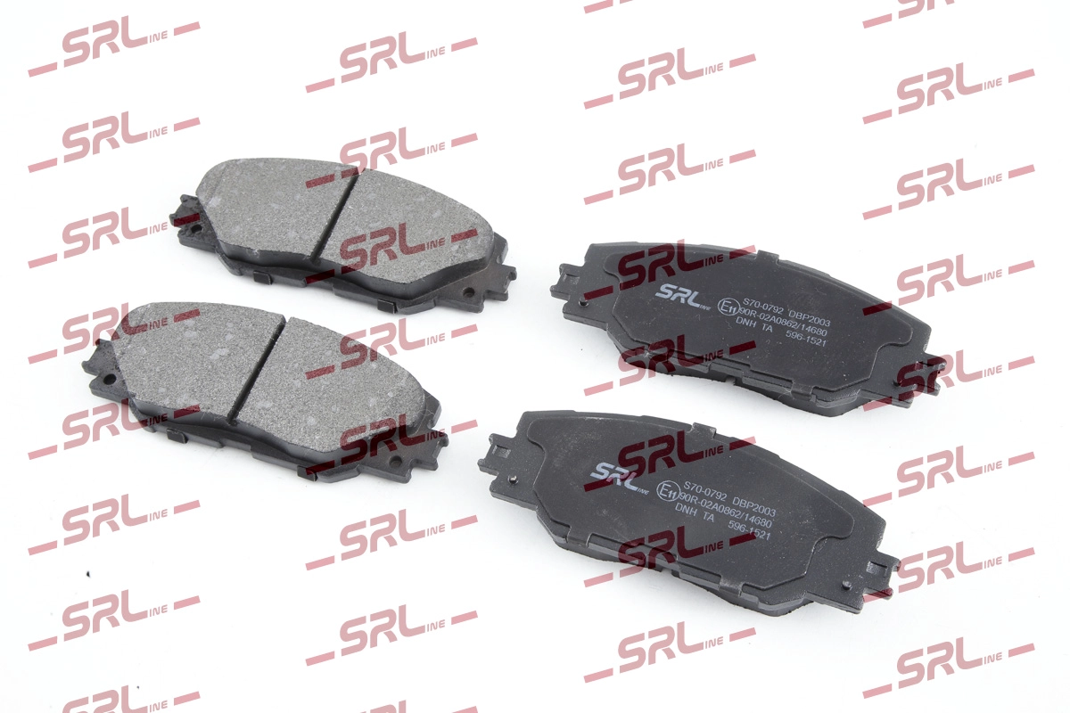 Brake Pad Set, disc brake (S70-0792)