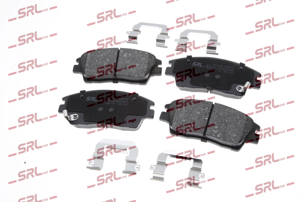 Brake Pad Set, disc brake (S70-0728)