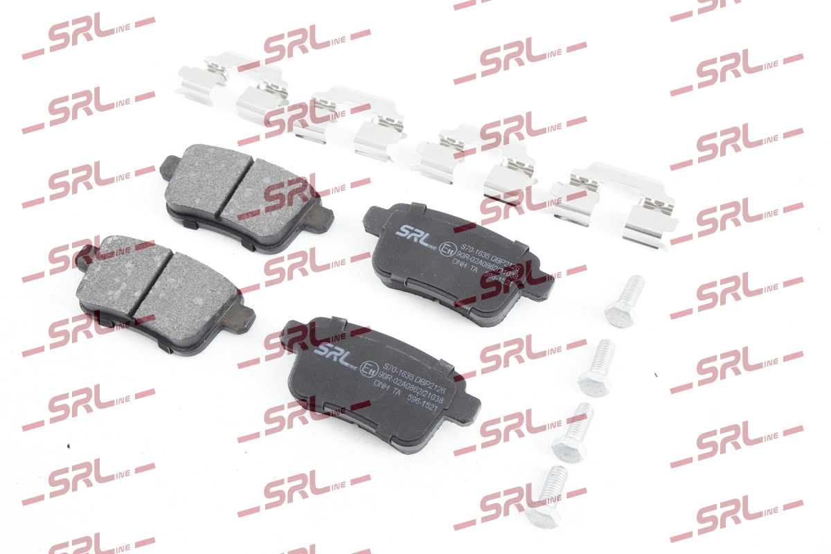 Brake Pad Set, disc brake (S70-1635)