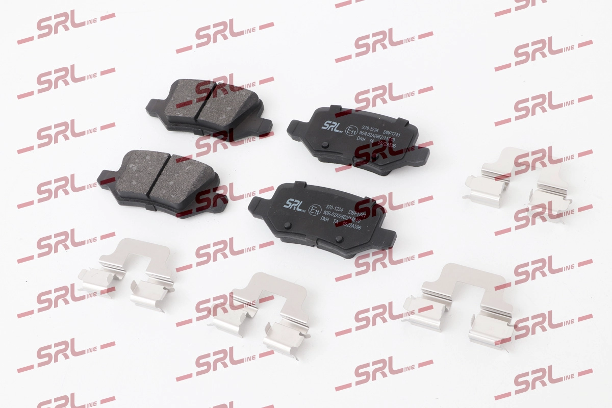 Brake Pad Set, disc brake (S70-1234)