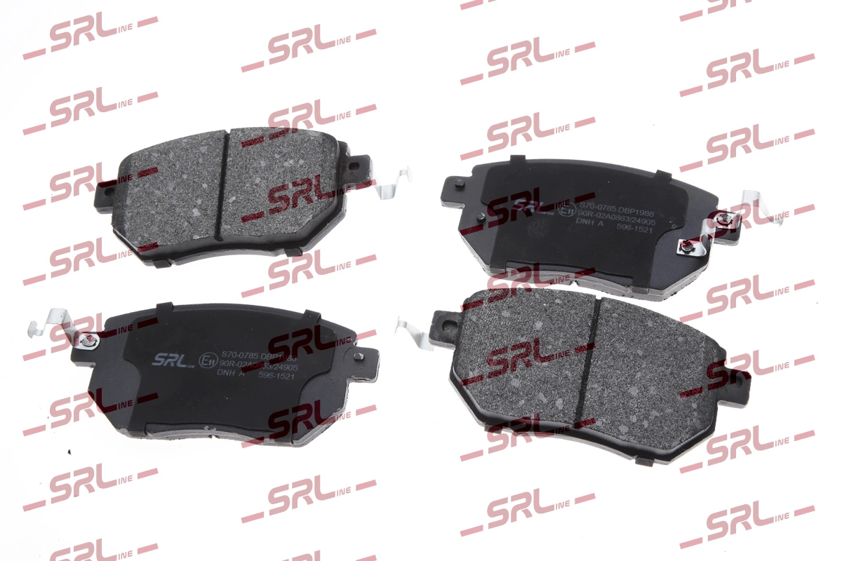 Brake Pad Set, disc brake (S70-0785)