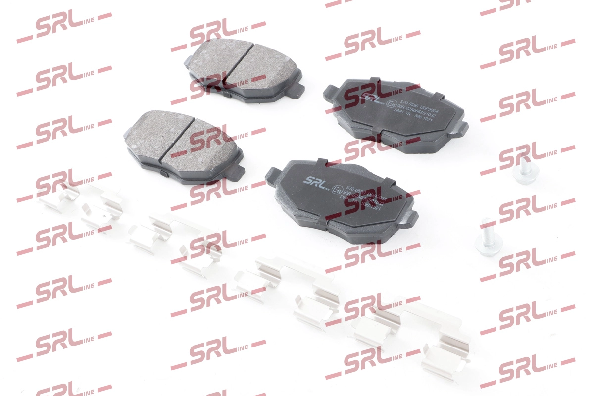 Brake Pad Set, disc brake (S70-0590)